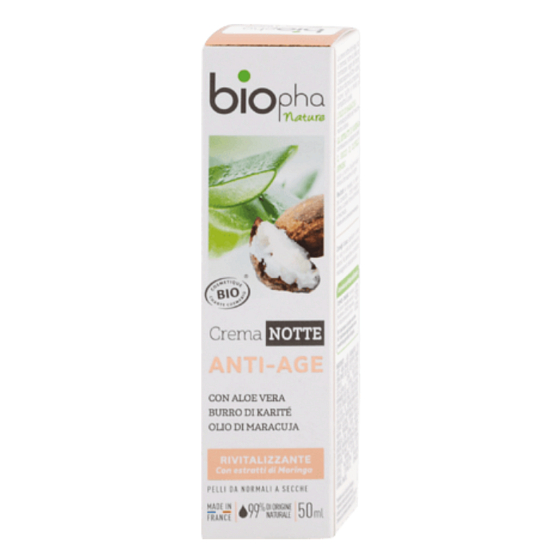 BioPha Anti-Age noční pleťový krém proti vráskám 50 ml