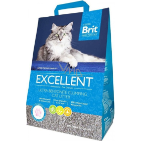 Brit Fresh for Cats Excellent ultra-bentonitové přírodní hrudkující stelivo pro kočky 10 kg
