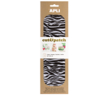Apli Cut & Patch papír na ubrouskovou techniku Zebra 30 x 50 cm 3 kusy