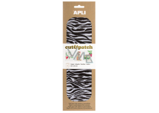 Apli Cut & Patch papír na ubrouskovou techniku Zebra 30 x 50 cm 3 kusy