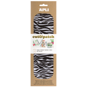 Apli Cut & Patch papír na ubrouskovou techniku Zebra 30 x 50 cm 3 kusy