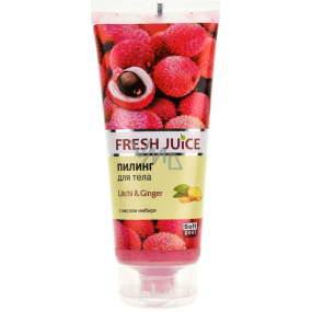 Fresh Juice Litchi & Zázvor tělový peeling 200 ml