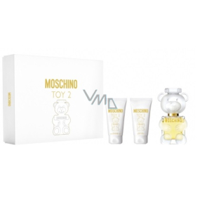 Moschino Toy 2 parfémovaná voda pro ženy 50 ml + tělové mléko 50 ml + sprchový gel 50 ml, dárková sada pro ženy