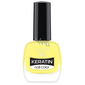 Golden Rose Keratin Nail Color lak na nehty 77 Yellow Color 10,5 ml