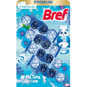 Bref Color Me Time Edition eMail Checker WC blok pro hygienickou čistotu a svěžest Vaší toalety, zbarvuje vodu do modra 4 x 50 g