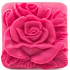 Rose of Bulgaria ručně vyrobené glycerinové mýdlo čtverec 70 g