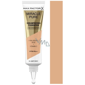 Max Factor Miracle Pure make-up 40 Light Ivory 30 ml