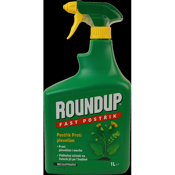 Roundup Fast postřik na hubení plevelů, 1 l
