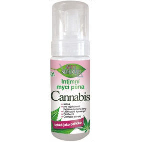 Bione Cosmetics Cannabis intimní pěna s kyselinou mléčnou 150 ml