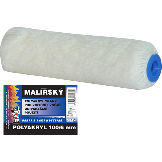 BARVY A LAKY HOSTIVAŘ váleček na malování pro držák 6 mm, 100 mm