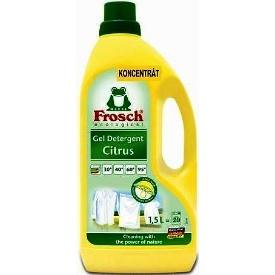 Frosch Eko Citron koncentrát na bílé prádlo tekutý prací přípravek 1,5 l