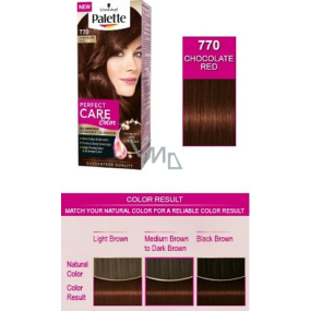 Schwarzkopf Palette Perfect Color Care barva na vlasy 770 Čokoládově červený