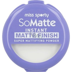 Miss Sporty So Matte Super Mattifying Powder kompaktní pudr 001 Universal 9,4 g