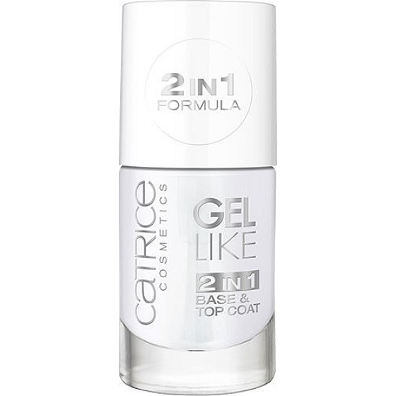 Catrice Gel Like 2in1 Base & Top Coat podkladový a krycí lak 10 ml