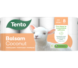 Tento Balsam Coconut s kokosovým mlékem parfémovaný toaletní papír 142 útržků 3vrstvý 8 rolí