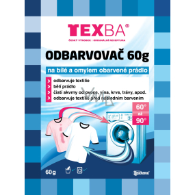 Texba Odbarvovač na bílé a omylem obarvené prádlo 60 g