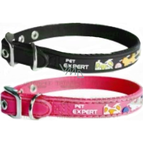 Pet Expert Premium Obojek pogumovaný podšitý zdobený 41 x 1,5 cm