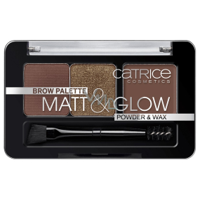 Catrice Brow Palette Matt & Glow paleta na obočí 020 Hot Chocoholic 2,6 g