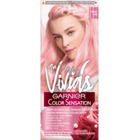 Garnier Color Sensation The Vivids intenzivní permanentní barvící krém na vlasy 10.22 Pastelová růžová