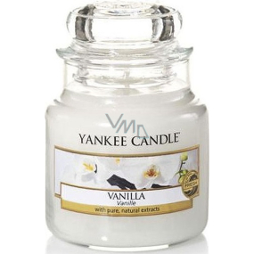 Yankee Candle Vanilla - Vanilka vonná svíčka Classic malá sklo 104 g