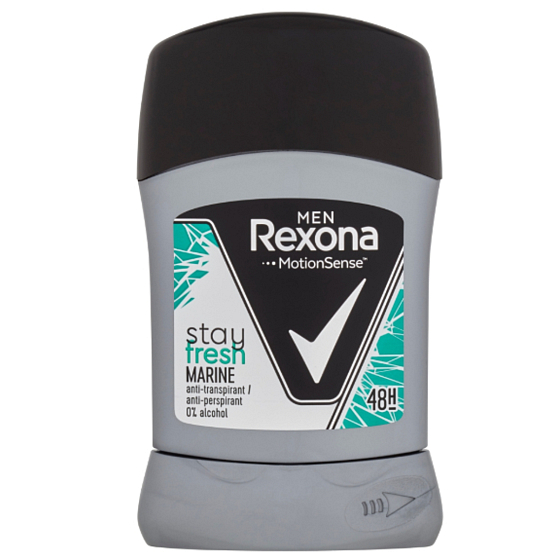 Rexona Men Stay Fresh Marine tuhý antiperspirant deodorant stick s 48hodinovým účinkem pro muže 50 ml