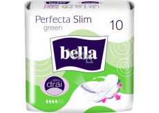 Bella Perfecta Slim Green ultratenké hygienické vložky s křidélky 10 kusů