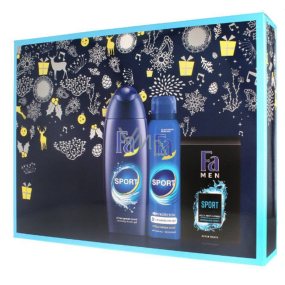 Fa Men Sport sprchový gel 250 ml + deodorant sprej 150 ml + voda po holení 100 ml, kosmetická sada