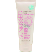 Sunkissed Gradual Tan samoopalovací mléko pro postupné lehké opálení Light Medium 200 ml