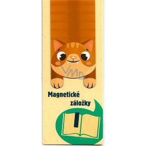 Albi Magnetická záložka do knížky Kočka 8,7 x 4,4 cm
