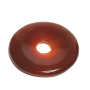 Karneol Donut přírodní kámen 30 mm, Učí nás tady a teď