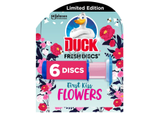 Duck Fresh Discs First Kiss Flowers WC gel pro hygienickou čistotu a svěžest Vaší toalety 36 ml