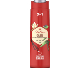 Old Spice Oasis 3v1 sprchový gel na obličej, tělo a šampon pro muže 400 ml