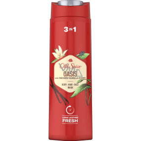 Old Spice Oasis 3v1 sprchový gel na obličej, tělo a šampon pro muže 400 ml