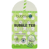 Bubble´t Matcha Bubble Tea textilní maska pro všechny typy pleti 20 ml