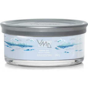 Yankee Candle Ocean Air - Oceánský vzduch vonná svíčka Signature Tumbler 5 knotů 340 g