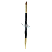 Kosmetický štětec na nehty na akryl + zdobící 19 cm