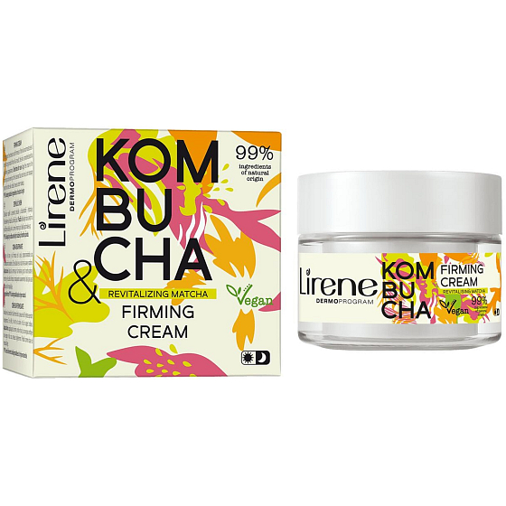 Lirene Kombucha & Revitalizing matcha zpevňující krém 50 ml