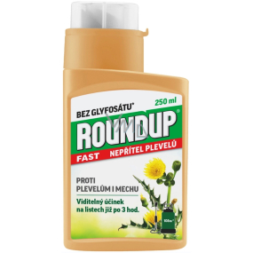 Roundup Fast koncentrát herbicid k hubení plevele 250 ml