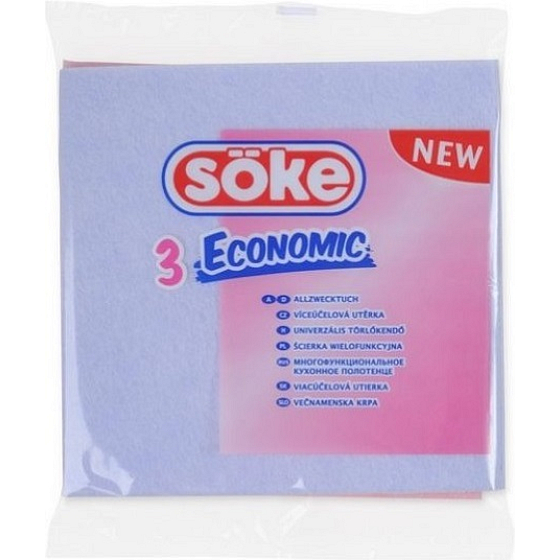 Söke Economic víceúčelová utěrka 38 x 38 cm 3 kusy