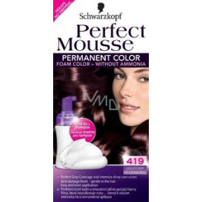 Perfect Mousse Permanent Color barva na vlasy 419 Sametově fialovohnědá