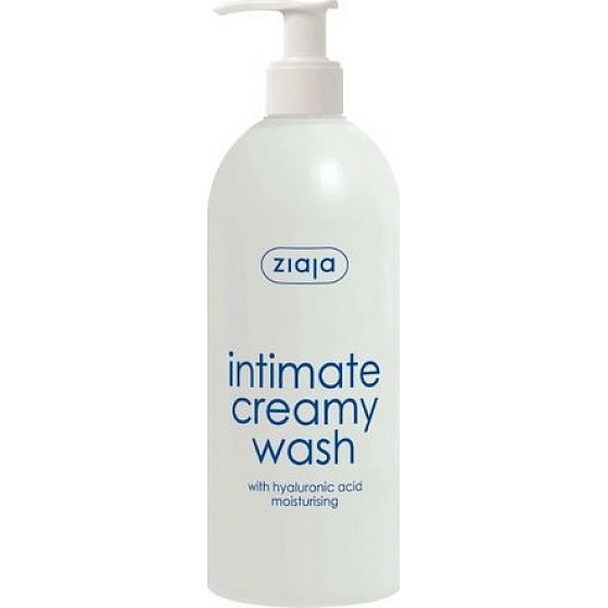 Ziaja Intima Kyselina hyaluronová hydratační krémová intimní hygiena dávkovač 500 ml