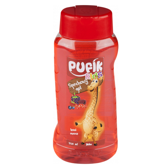 Mika Pufík Lesní ovoce sprchový gel pro děti 350 ml
