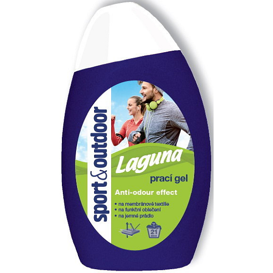Laguna Sport & Outdoor prací gel na sportovní oblečení a jeho ochranu 21 dávek 750 ml