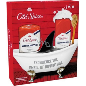 Old Spice White Water sprchový gel pro muže 250 ml + deodorant stick 50 ml, kosmetická sada