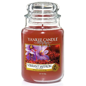 Yankee Candle Vibrant Saffron - Živoucí šafrán vonná svíčka Classic velká sklo 623 g