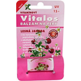 Vitalos Lesní jahoda vitamínový UV+15 balzám na rty 4,5 g