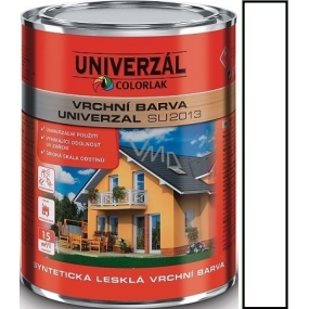 Colorlak Univerzal SU2013 syntetická lesklá vrchní barva Bílá 0,6 l