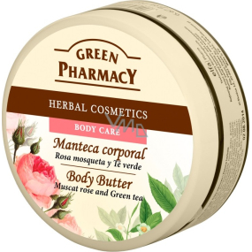 Green Pharmacy Muškátová růže a Zelený čaj tělové máslo 200 ml