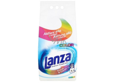 Lanza Fresh & Clean Color prací prášek na barevné prádlo zachovává intenzitu barev, s příjemnou vůní 90 dávek 6,3 kg