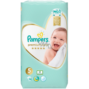 Pampers Premium Care 5 Junior 11-16 kg plenkové kalhotky 58 kusů